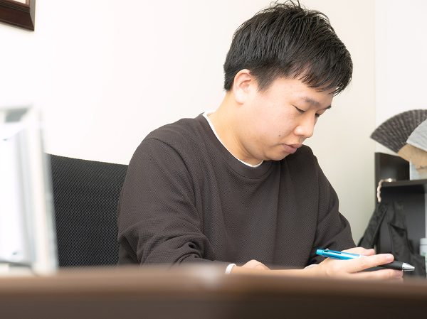 入社の動機は“魅力的な社員”