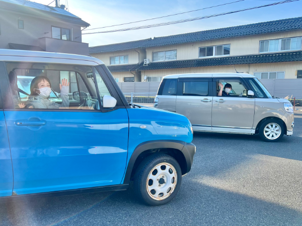 業務後は笑顔で定時退社♪
プライベートも充実しています！