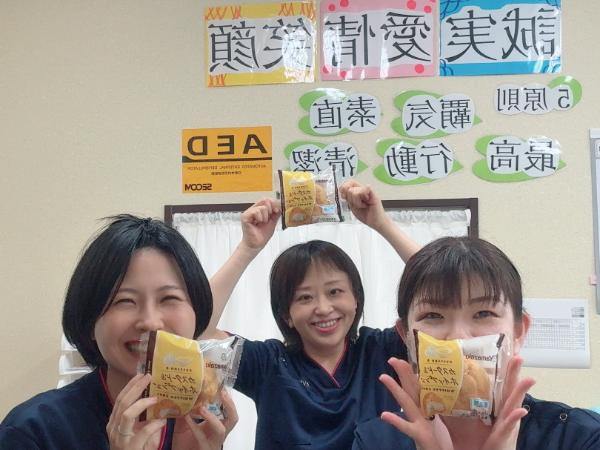 気さくなスタッフばかりで笑顔多め♡