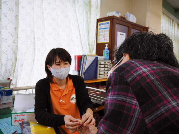 利用者様の日常生活をサポートする仕事