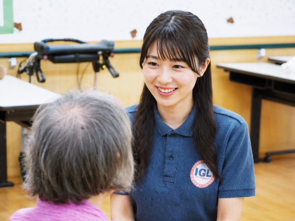 地域の方の笑顔や感謝の言葉がやりがいに。