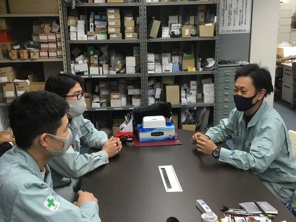 真面目に一生懸命仕事に取り組む、社員の皆さんが自慢です